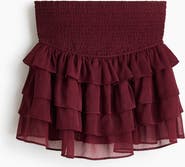 H&M Tiered Chiffon Skirt