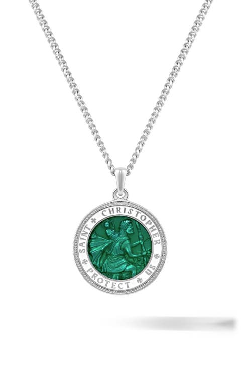 Men's St. Christopher Pendant Necklace