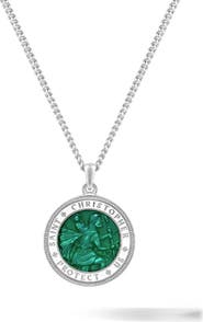 Vincero Men's St. Christopher Pendant Necklace