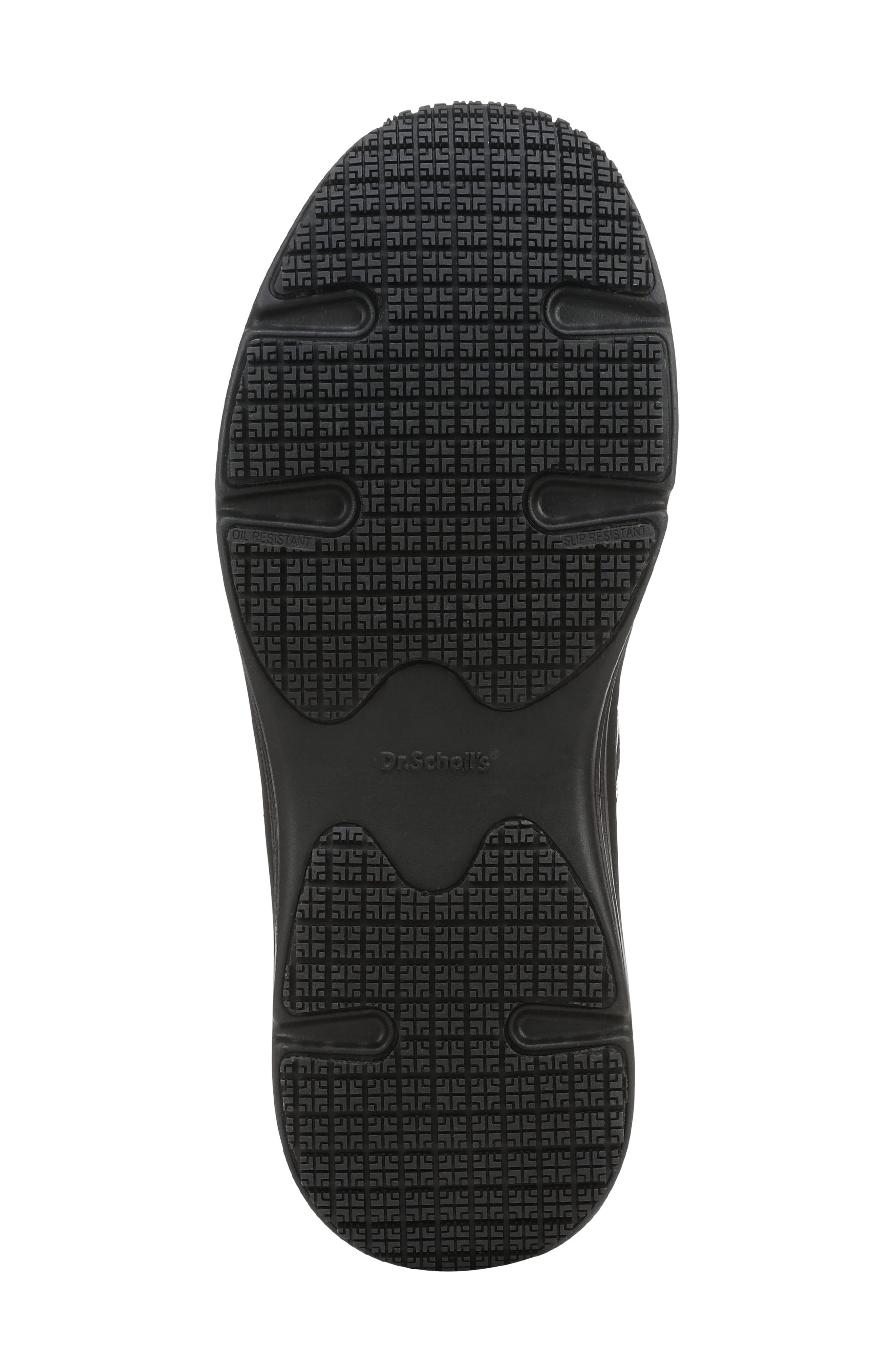 Locked In Slip Resistant Sneaker, Alternate, color, BLACK LEATHER