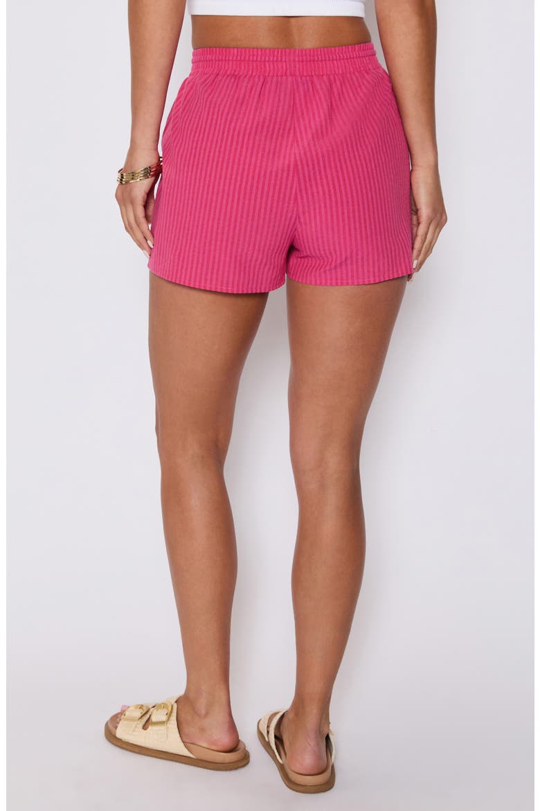 Mara Stripe Drawstring Waist Shorts (Nordstrom Exclusive), Alternate, color, STRIPED PINK