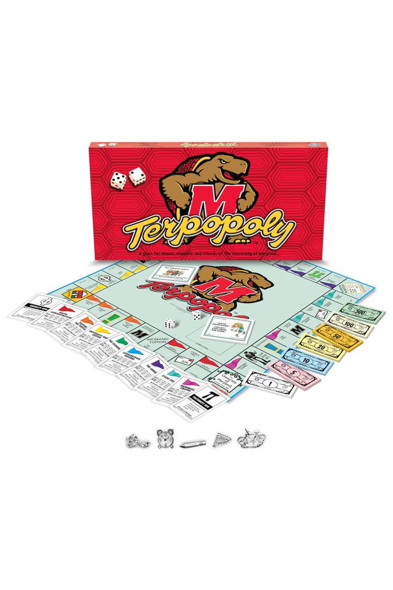 University of Maryland Terpopoly Monopoly Board Game, Main, color, Multicolored
