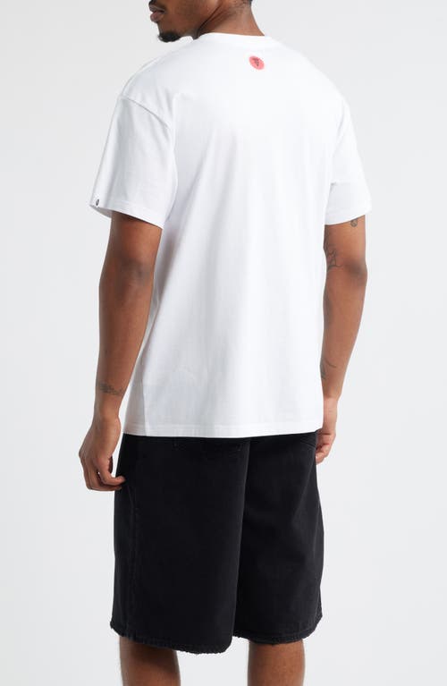 Icecream Gleam Embellished T-shirt In White