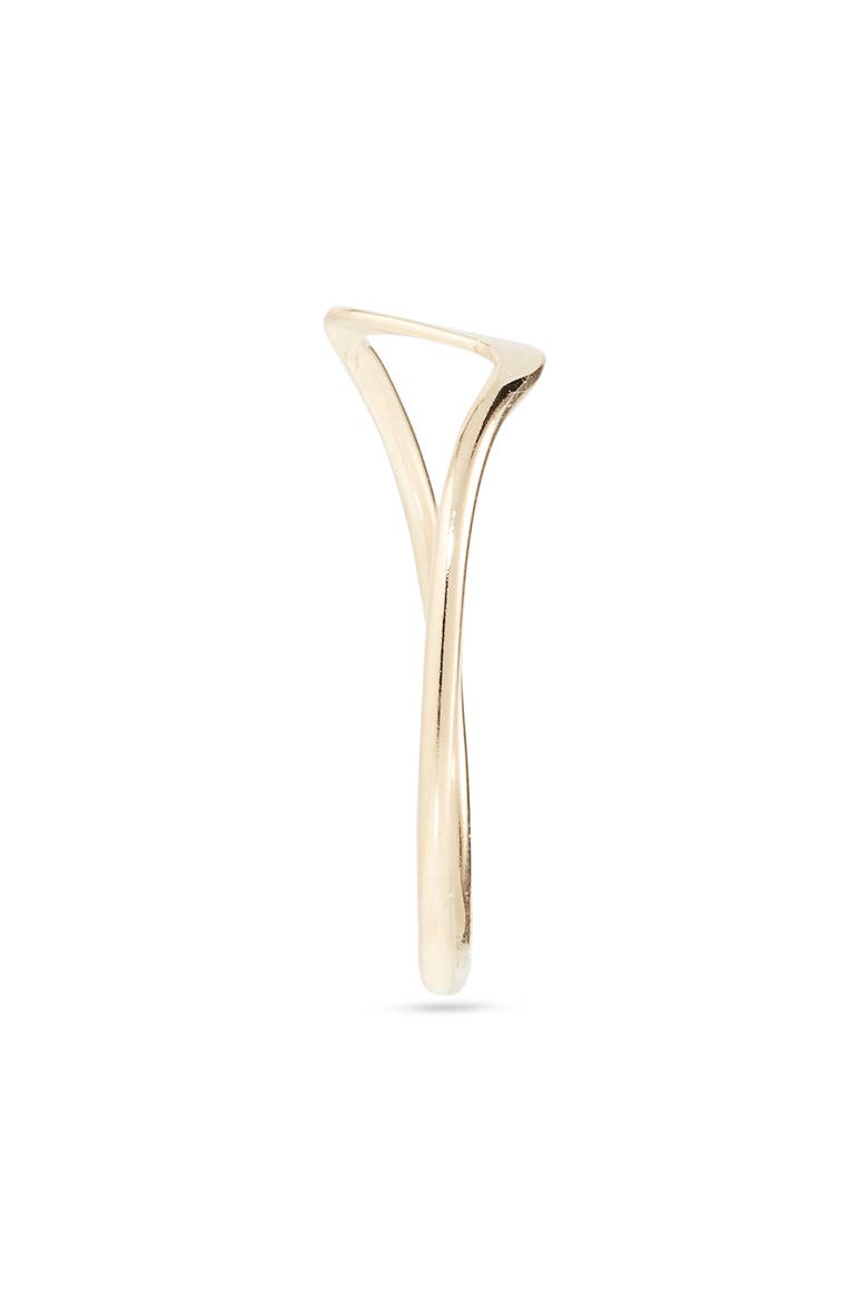 Flat Wave Band Ring, Alternate, color, GOLD FILL