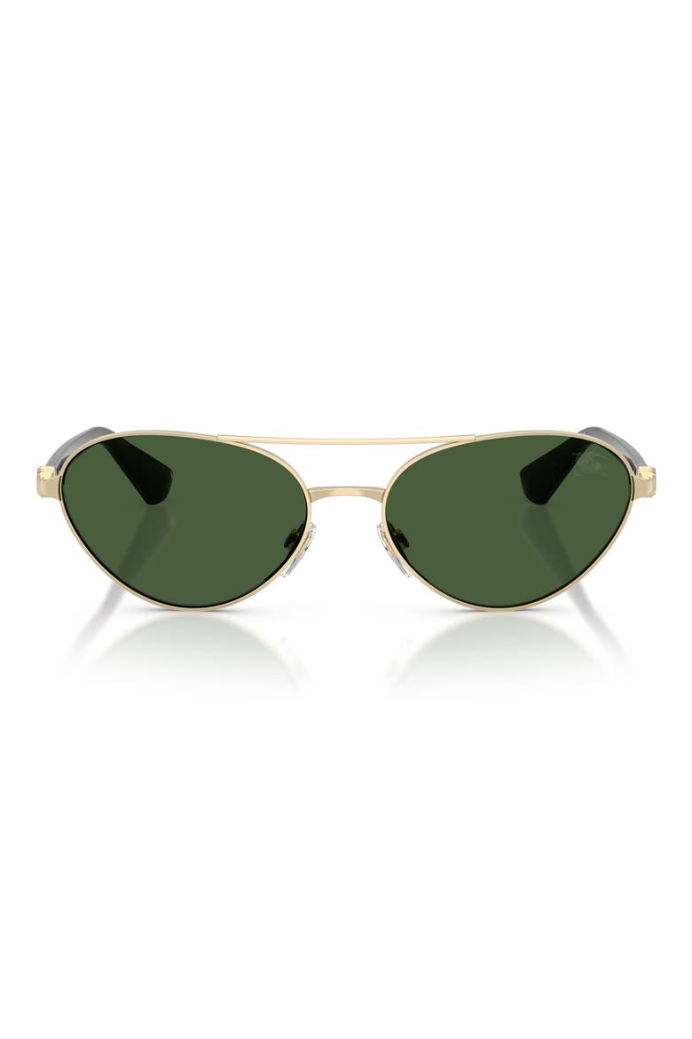 58mm Pilot Sunglasses, Main, color, LIGHT GOLD BROWN