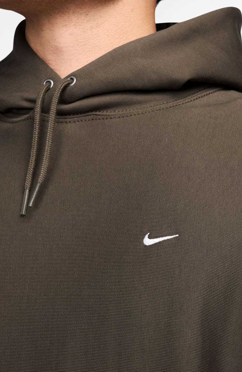 Nike Fleece Hoodie, Alternate, color, Dark Hazel/ White