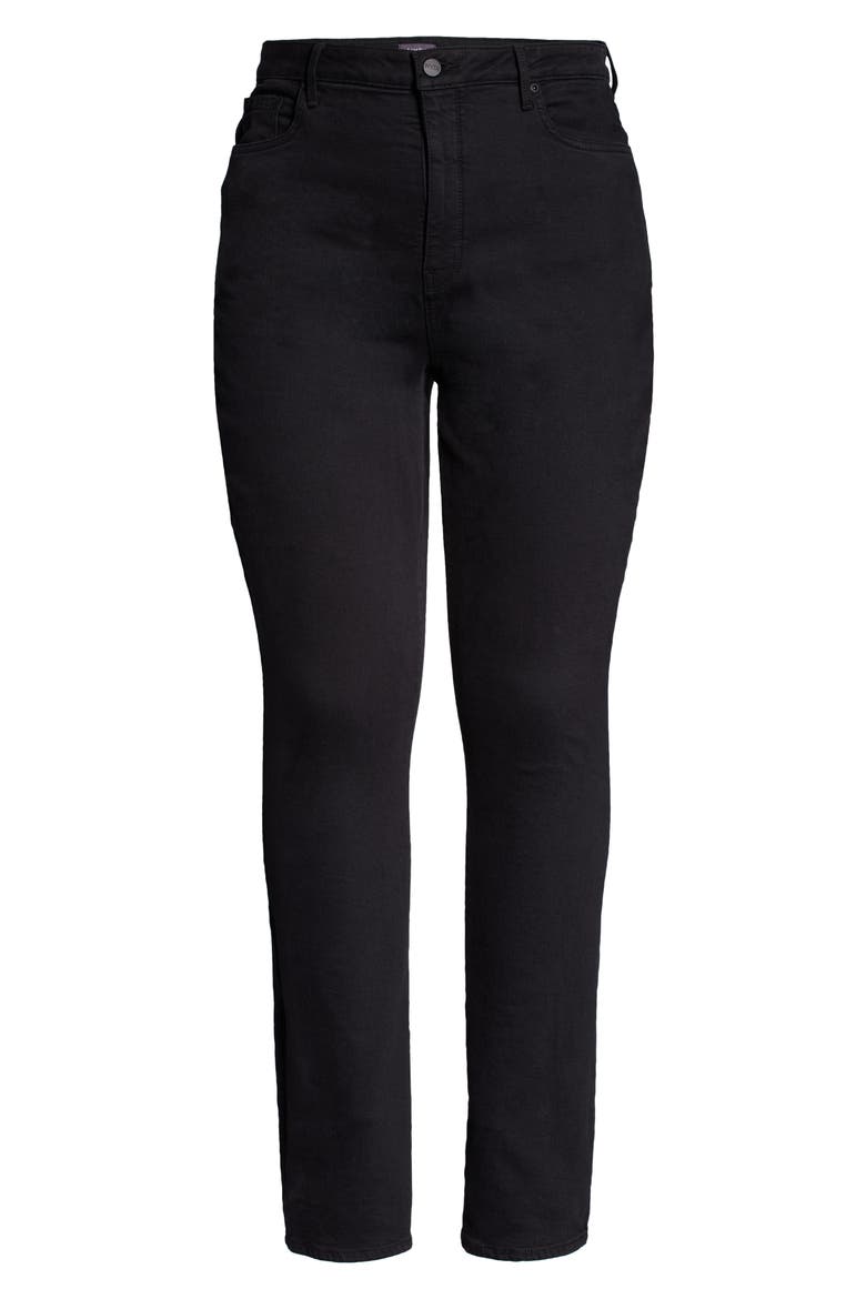 Slim Bootcut Jeans, Alternate, color, BLACK
