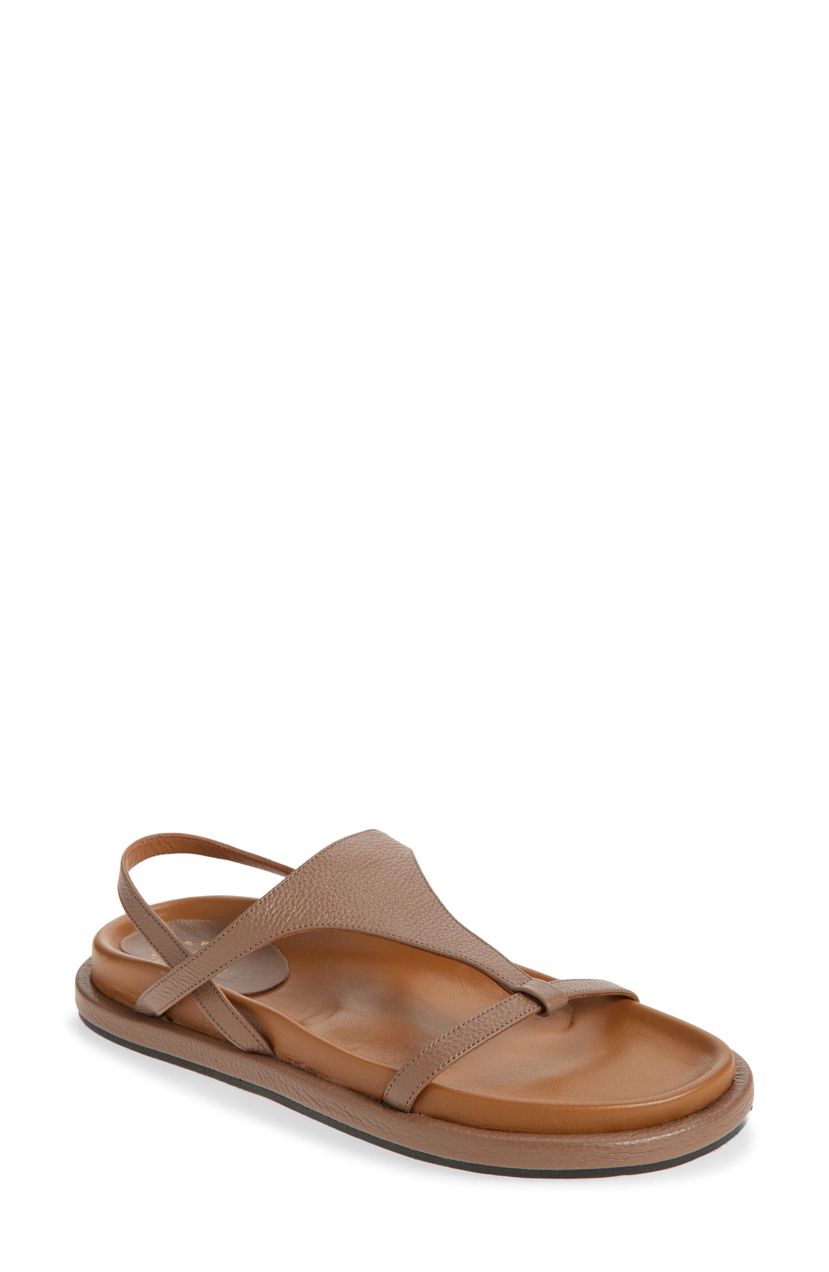 ATP ATELIER Ultimo Slingback Sandal, Main, color, Tahini