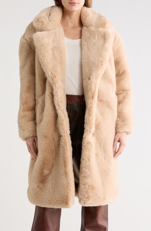 Faux Fur Long Coat