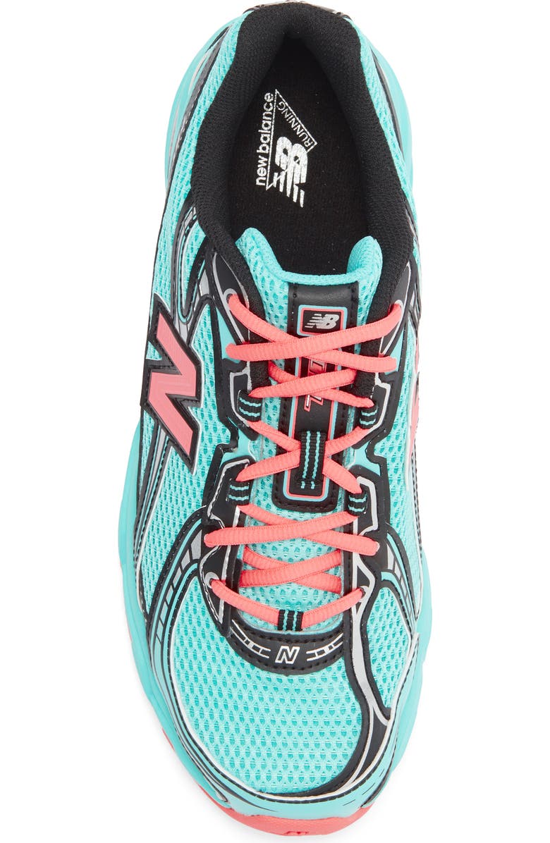 New Balance 740 Running Shoe, Alternate, color, Cyber Jade/ Ultra Pink