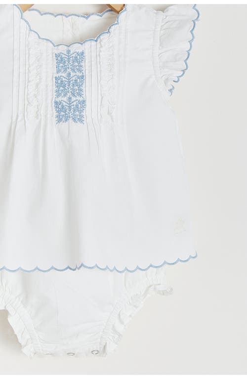Shop Babycottons Monaco Bodysuit In White