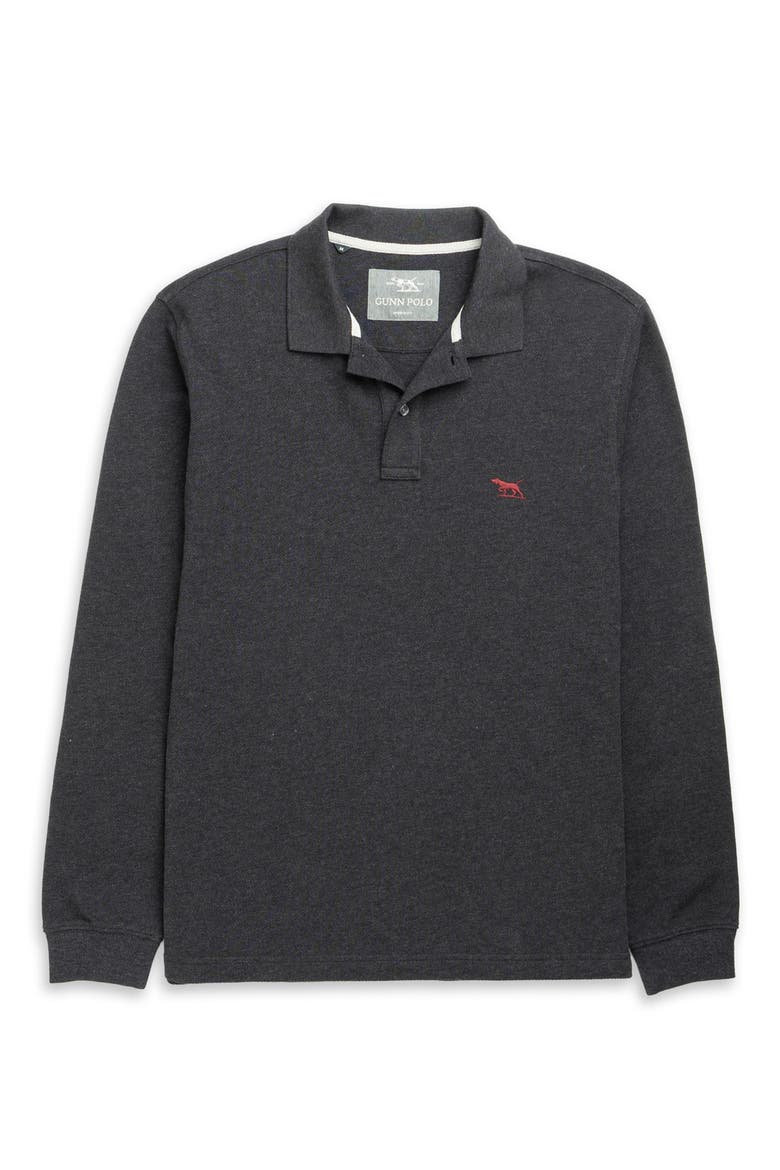 Gunn Piqué Polo, Alternate, color, GRAPHITE