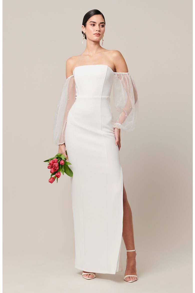 Iris Maxi Dress, Main, color, White