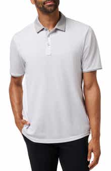 All Day Social Club Contrast Collar Cotton Blend Polo Shirt