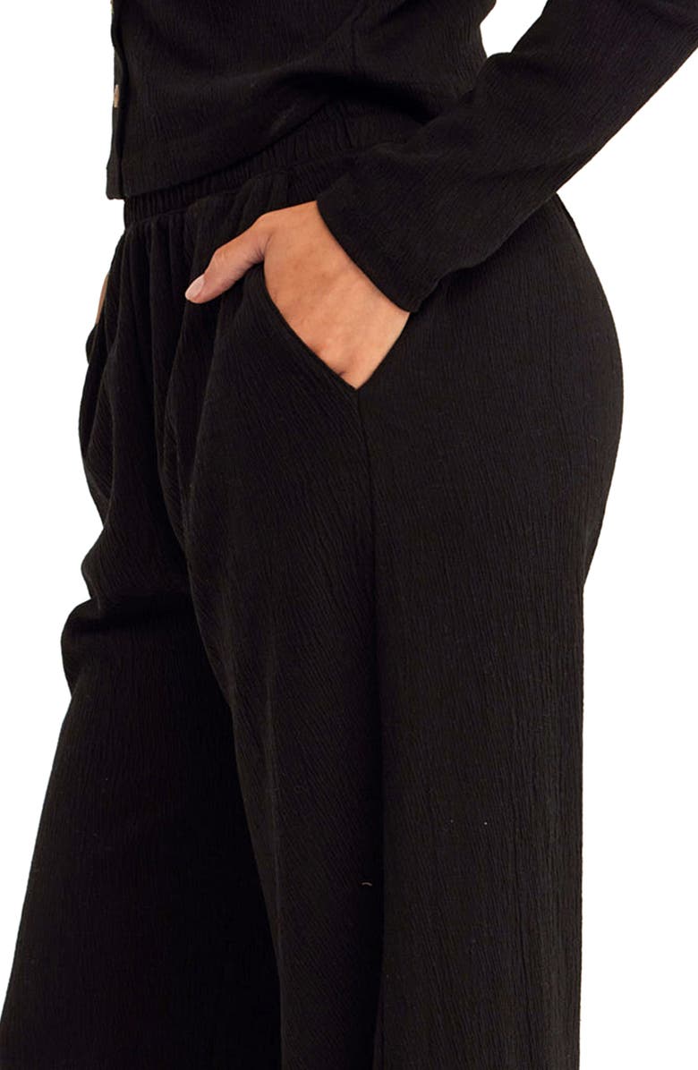 Threads 4 Thought Ivanna Textured Jersey Wide Leg Pants, Alternate, color, 