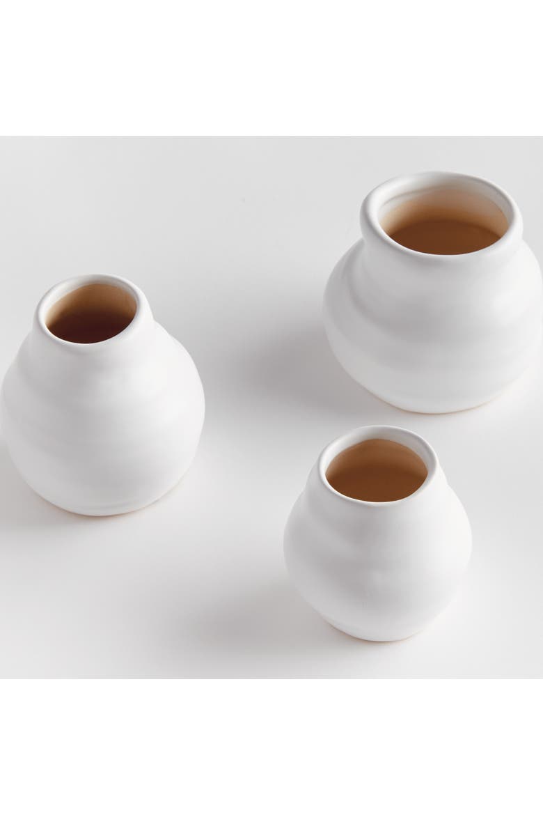 Tabitha Bud Vases Set of 3, Alternate, color, White