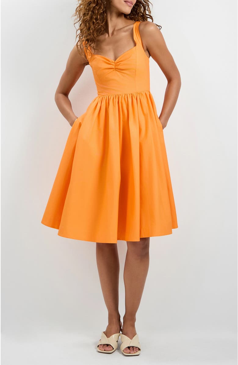 Trina Turk Mirabello Dress, Main, color, Aulenti Orange