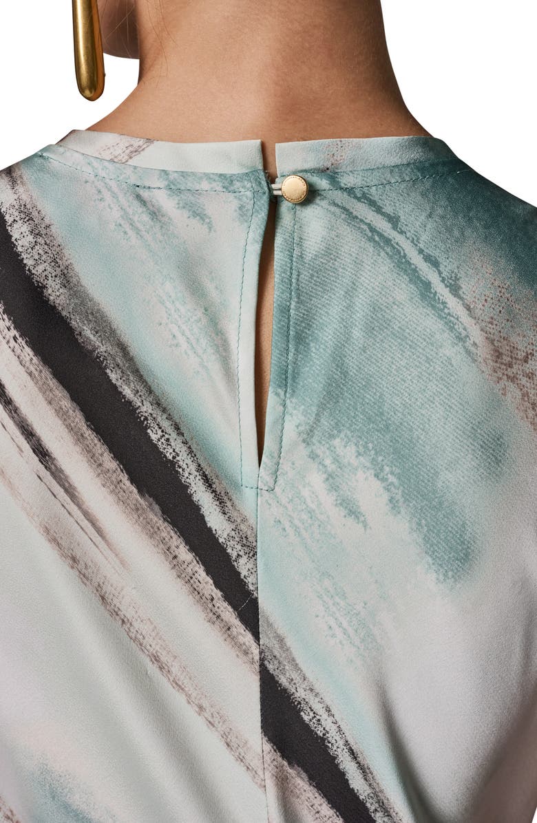 Donna Karan New York Sleeveless Asymmetric Hem Dress, Alternate, color, 