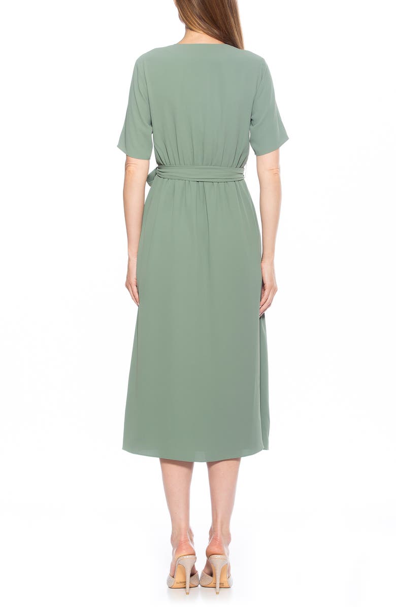 Alexia Admor Larisa Fit & Flare Dress, Alternate, color, Sage