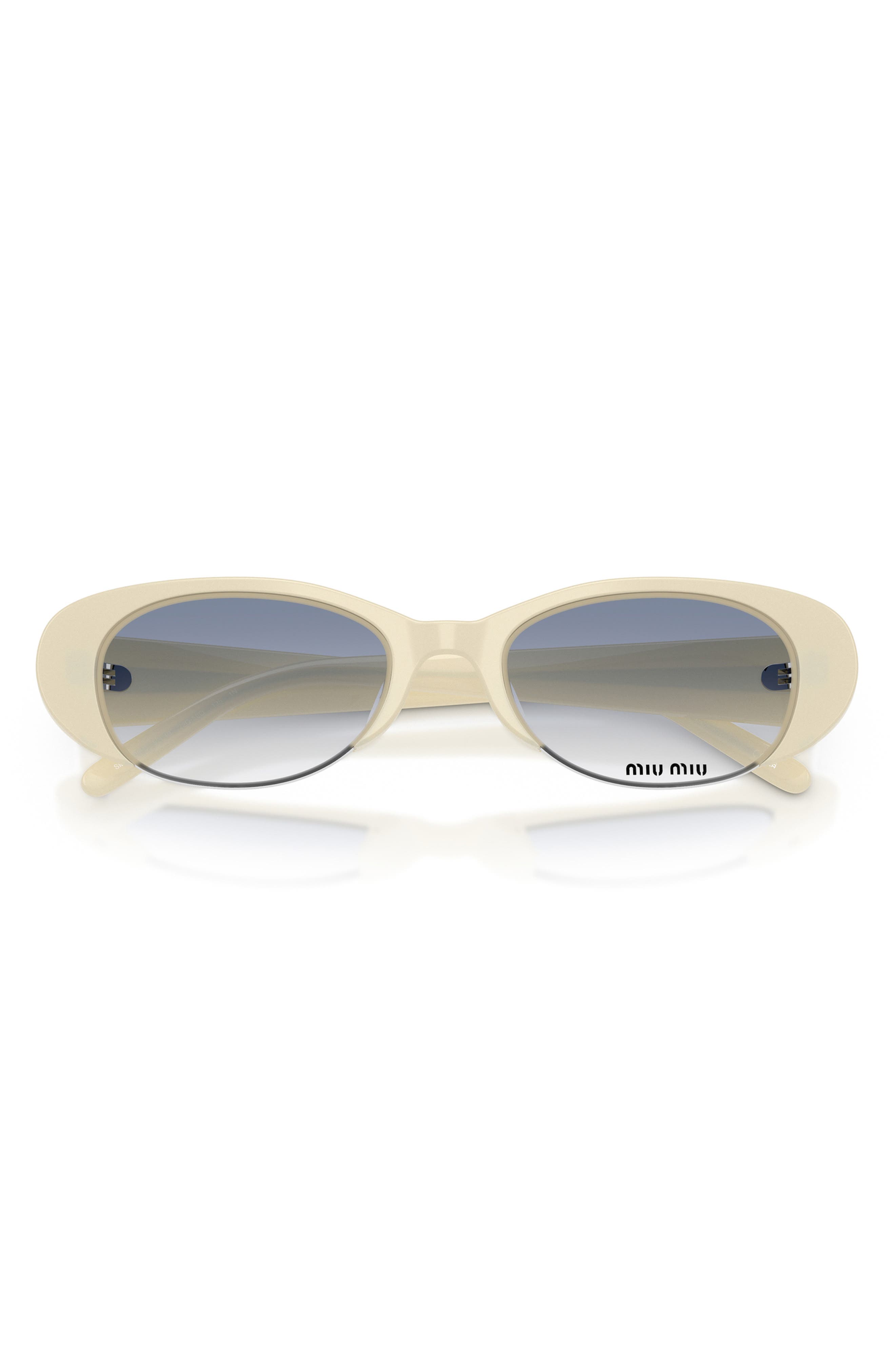 Miu Miu 52mm Gradient Oval Sunglasses (Women) | Nordstrom