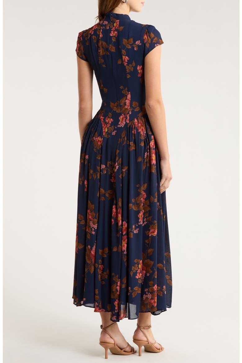 Maven Floral Print Maxi Dress, Alternate, color, LYRIC