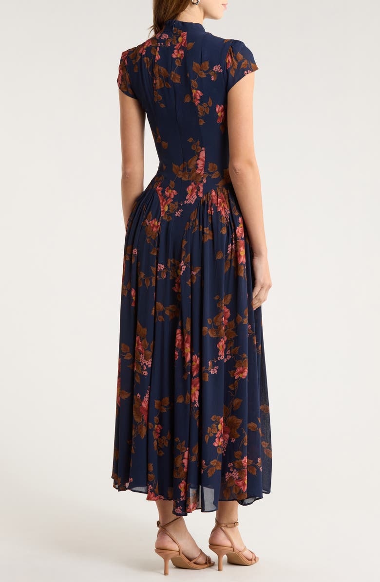 Reformation Maven Floral Print Maxi Dress, Alternate, color, Lyric
