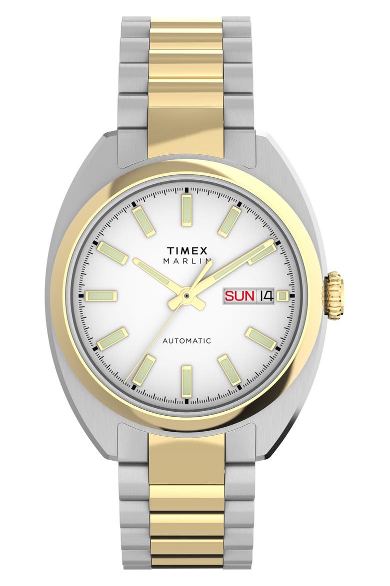 Marlin® Draper Two-Tone Automatic Bracelet Watch, 37mm, Main, color, TWO-TONE