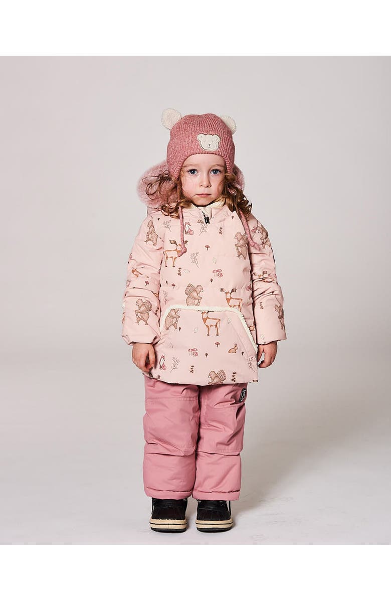 Deux par Deux Two-Piece Snug Snowsuit, Alternate, color, Dusty Pink