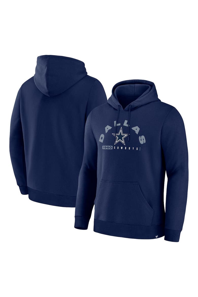 Men's Fanatics Navy Dallas Cowboys Delay of Game Legacy Pullover Hoodie, Main, color, Navy