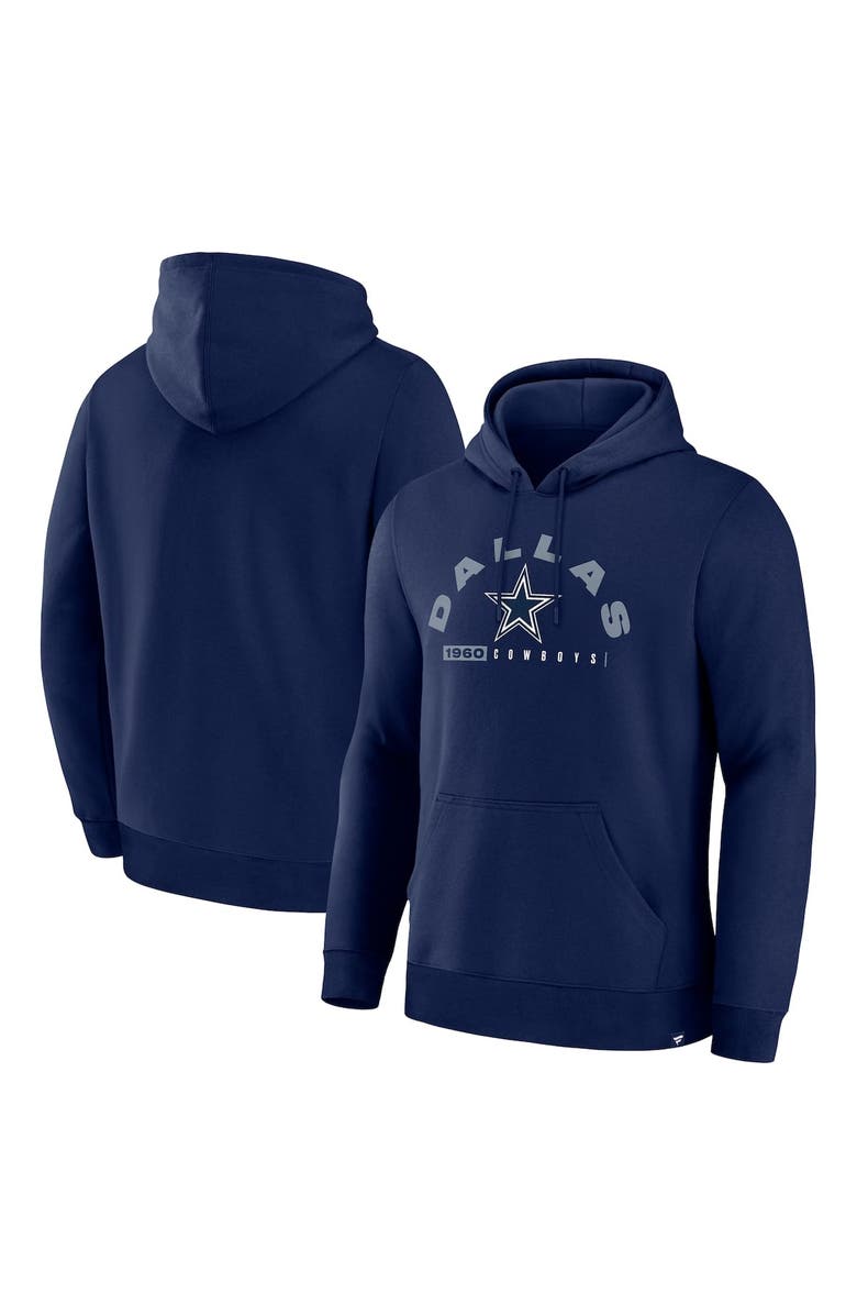 FANATICS Men's Fanatics Navy Dallas Cowboys Delay of Game Legacy Pullover Hoodie, Main, color, Navy