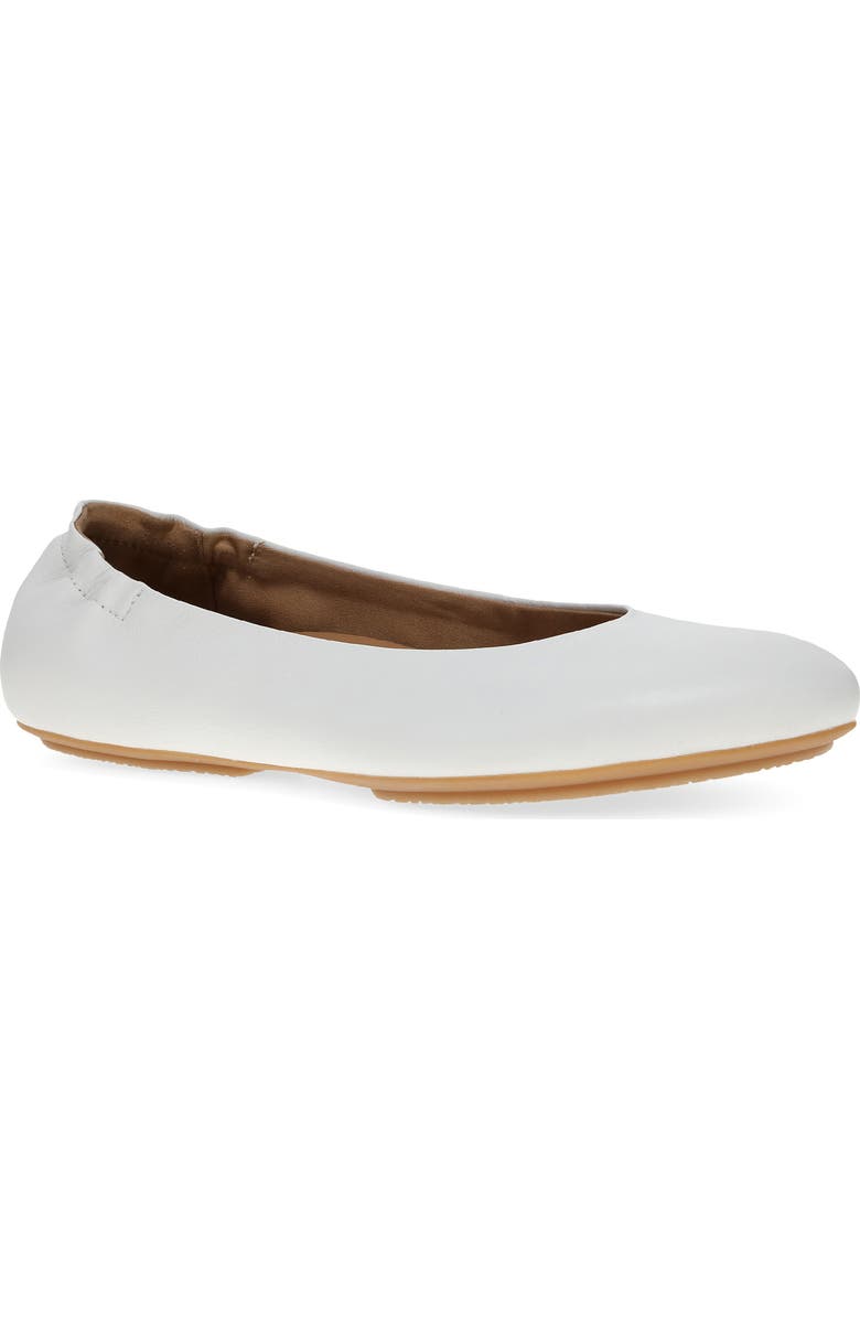 Dansko Mollie Ballet Flat, Main, color, White