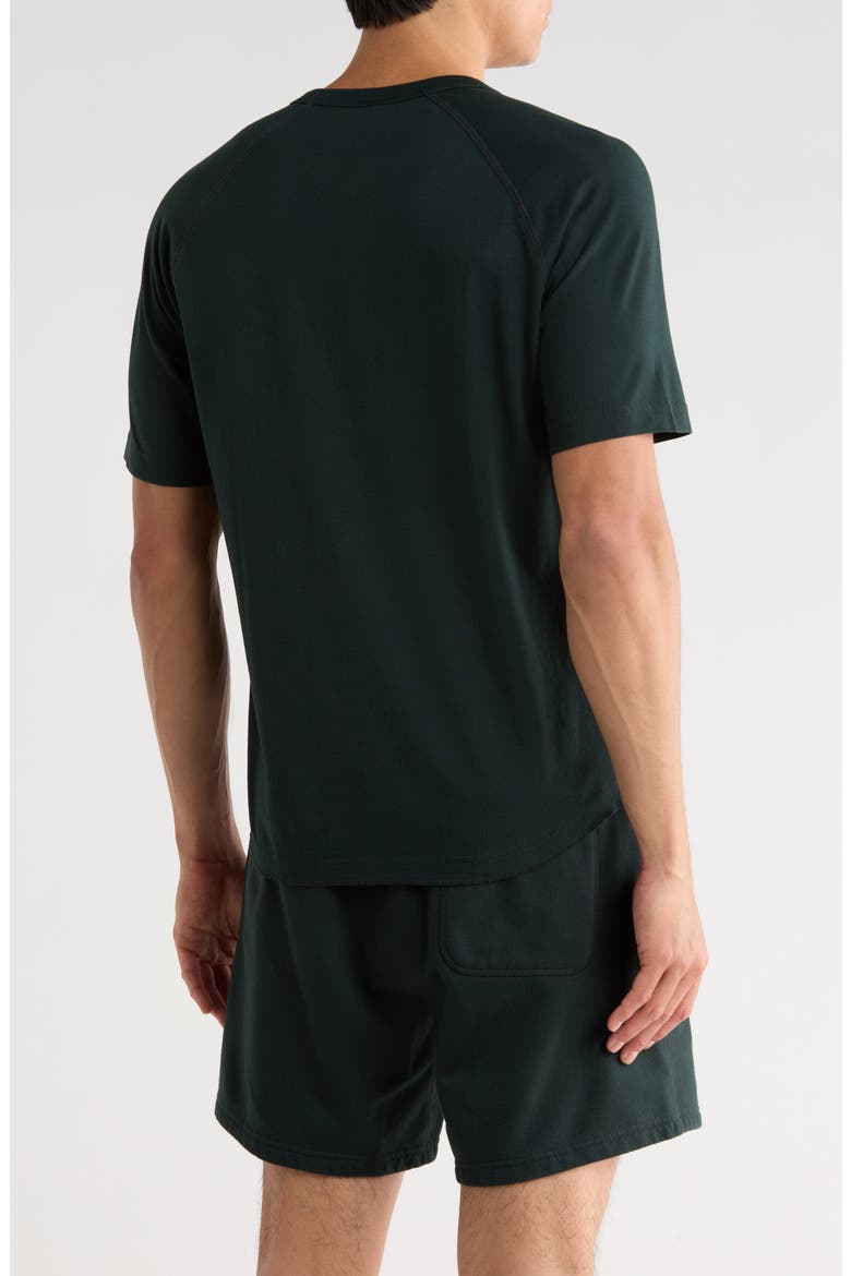 Lightweight Jersey Raglan T-Shirt, Alternate, color, PETROL