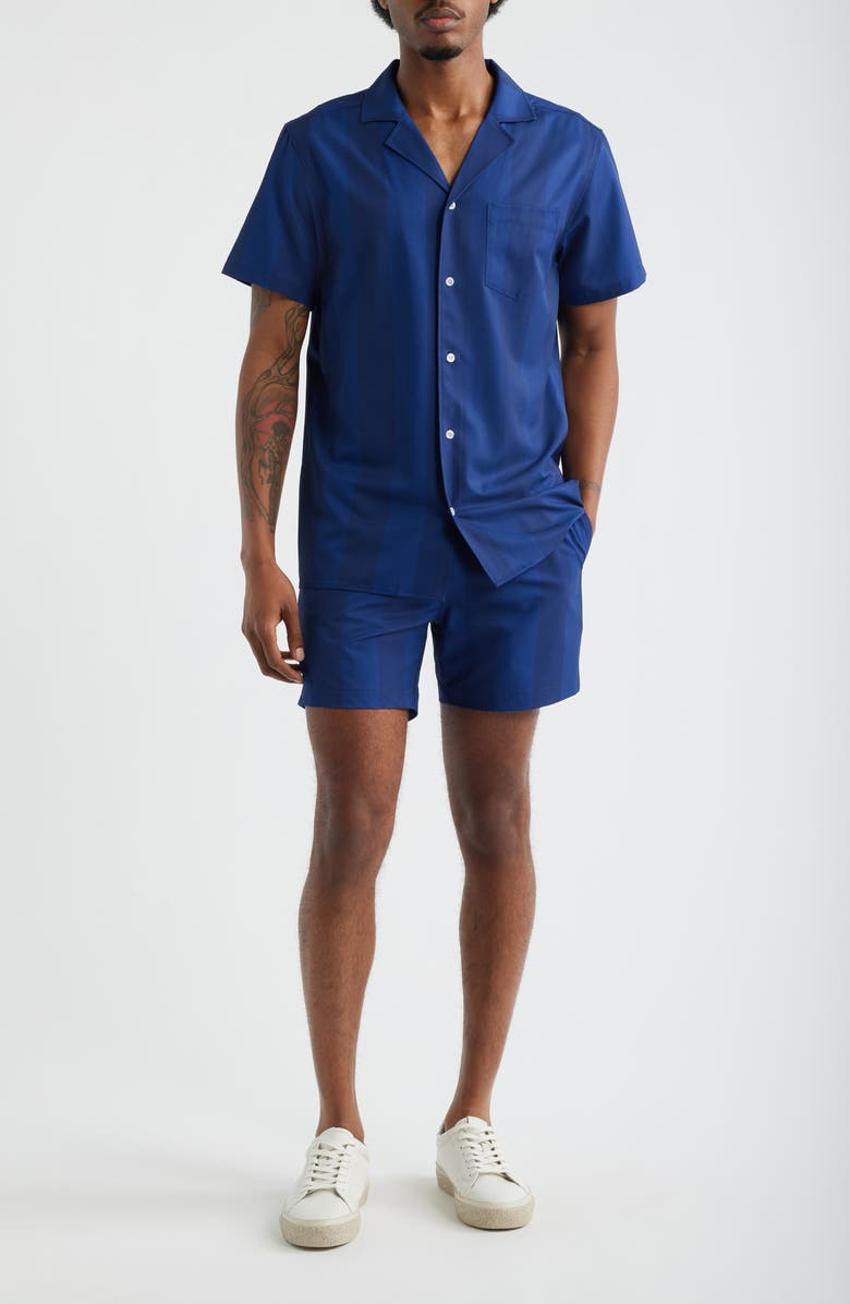 MAVRANS Navy Tonal Weekend Camp Shirt, Alternate, color, 