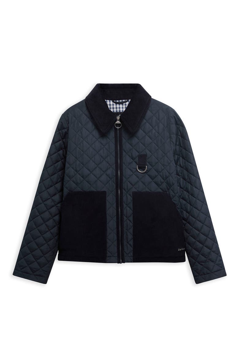 Aylesby Quilted Jacket, Alternate, color, DARK NAVY