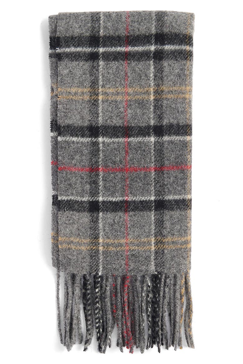 Tartan Lambswool Scarf, Main, color, MODERN