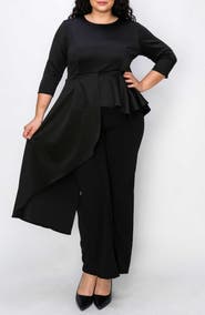 L I V D Sanctuary Asymmetric Peplum Top