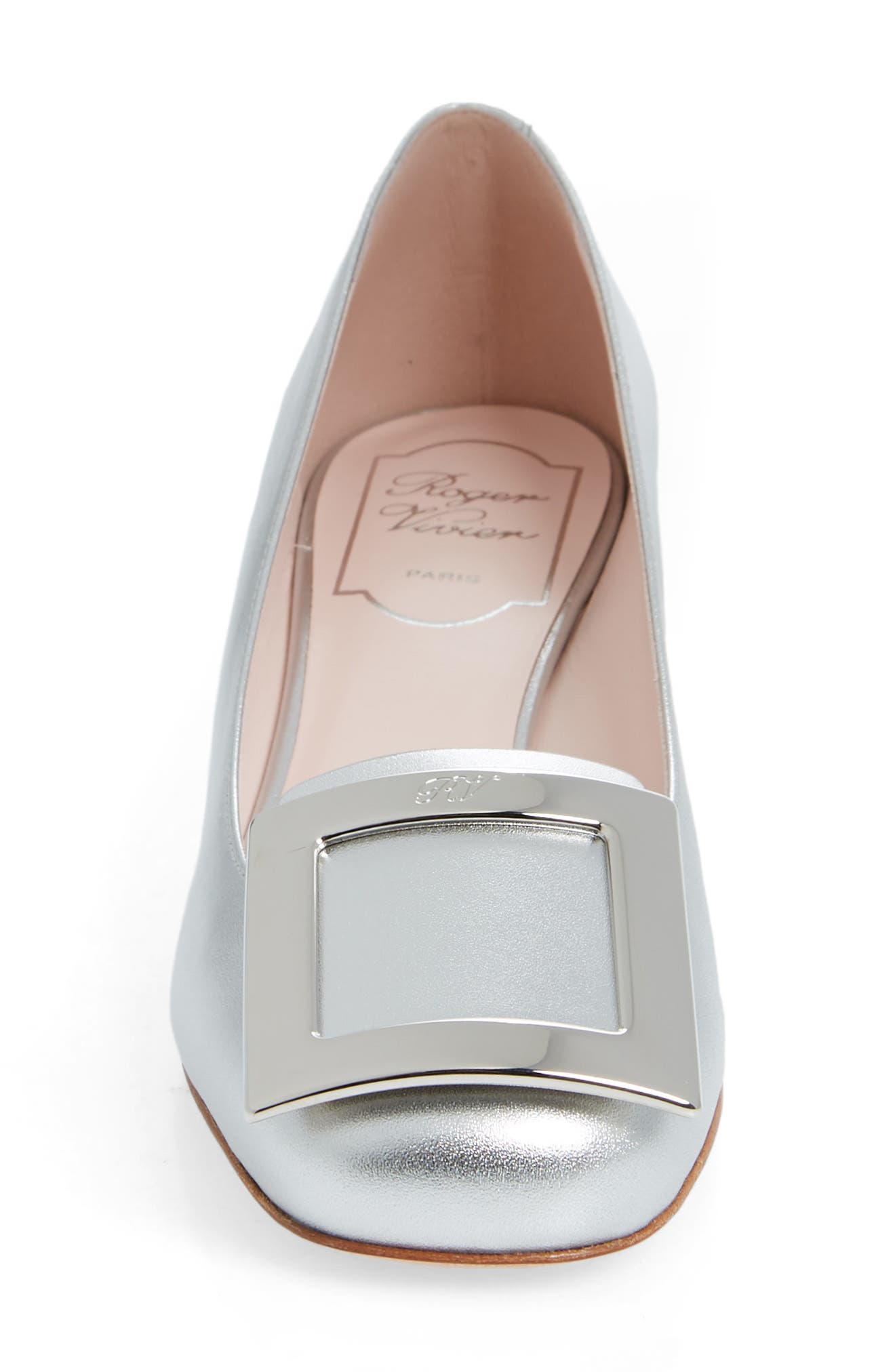 Roger Vivier Tres Vivier Block Heel Pump, Alternate, color, 