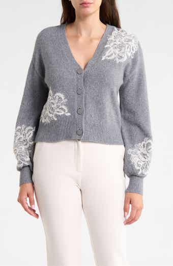 Lace Trimmed Cardigan