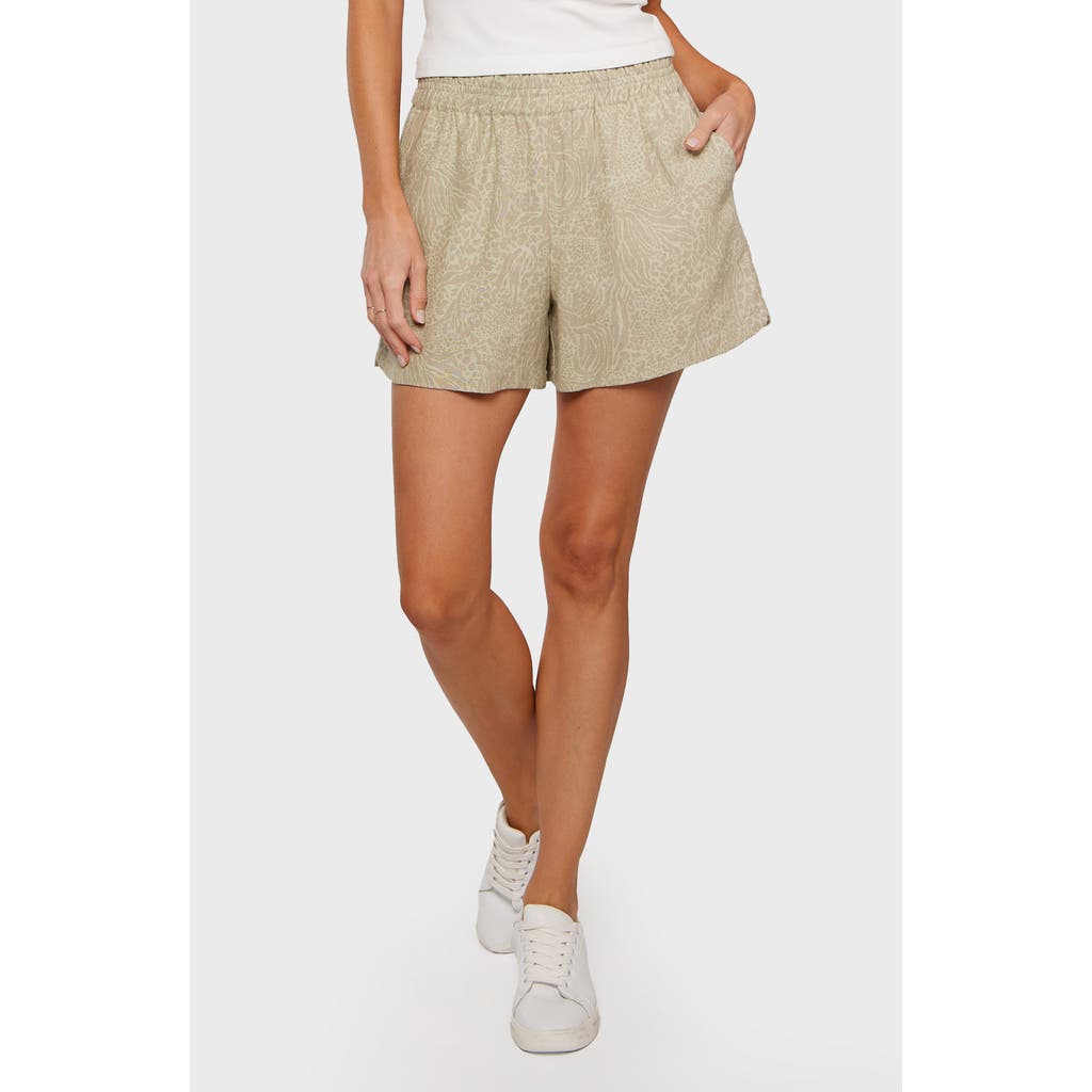 Matty M . Milos Pull-on Shorts In Neutral