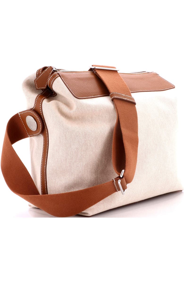 Pre-Owned Hermes R.M.S 12H Bag Toile and Leather, Alternate, color, Gold