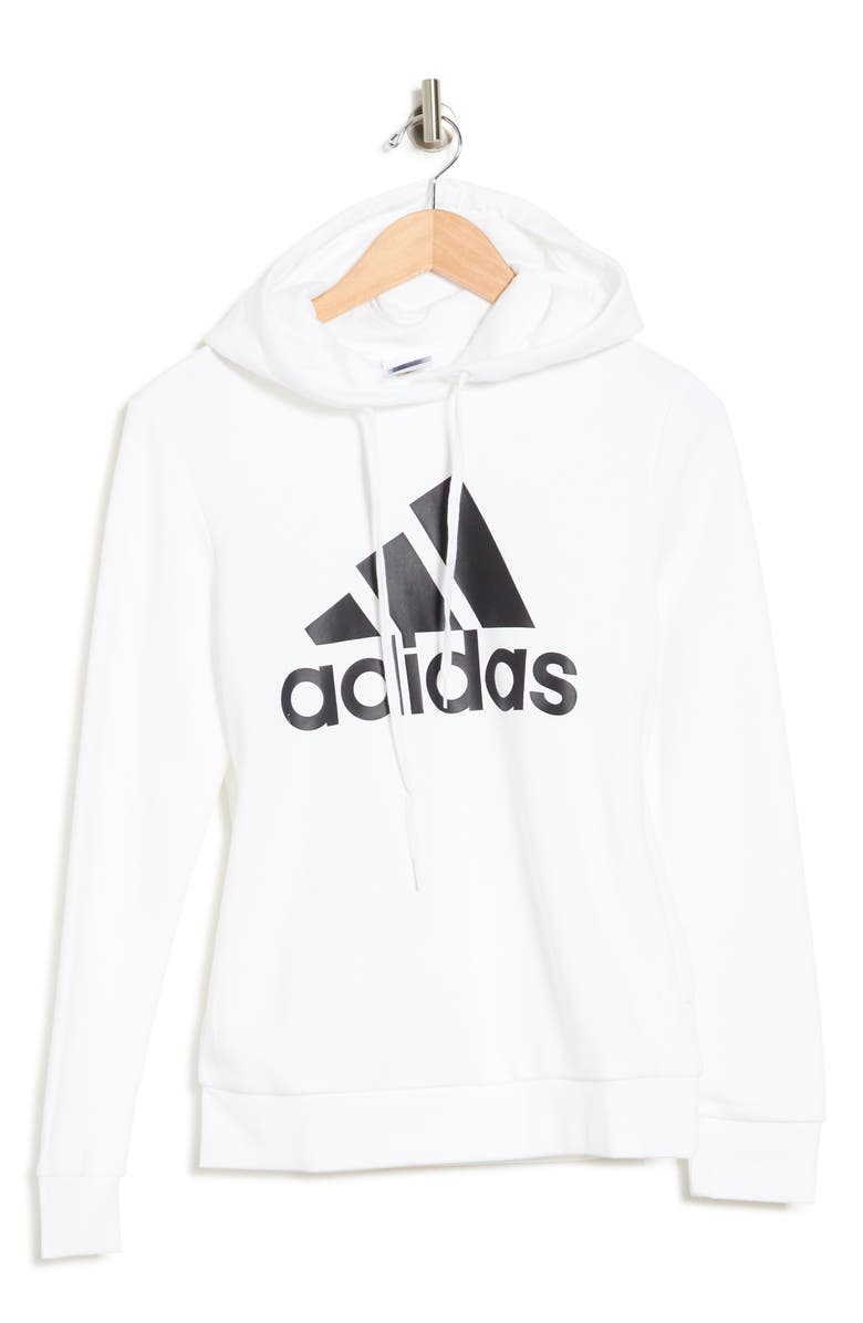 adidas Loungewear Essentials Logo Fleece Pullover Hoodie, Alternate, color,