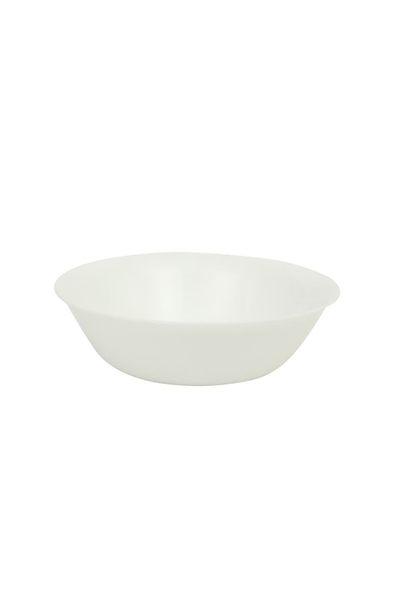 Vanilla Hills Opal Glass Dinnerware Set, Alternate, color, White
