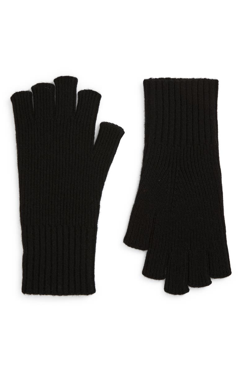 Vince Fingerless Wool & Cashmere Gloves, Main, color,