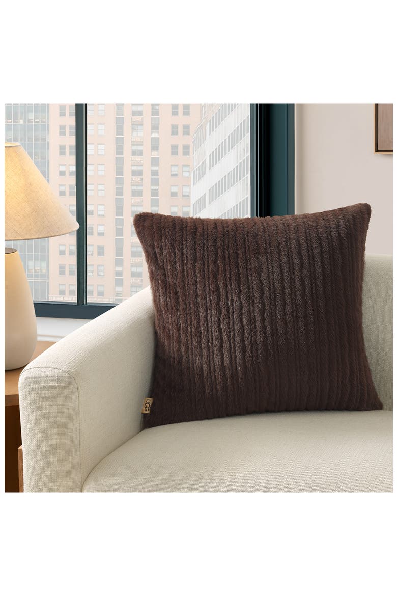Jennis Euro Pillow, Alternate, color, BURNT CEDAR TIPPED