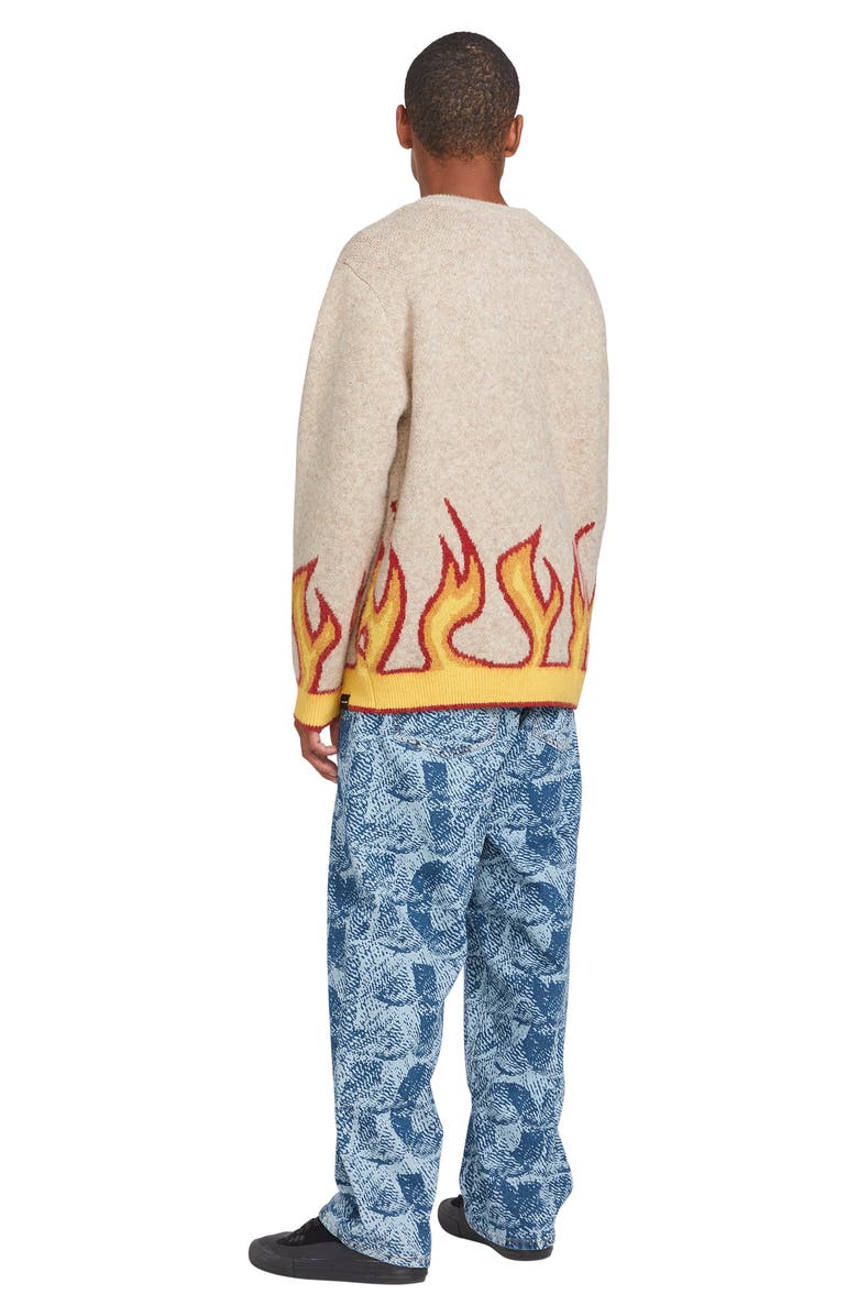 Volcom x Fergus Purcell Fergadelic Crewneck Sweater, Alternate, color, 