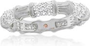 SUZY LEVIAN Pavé Cubic Zirconia Bamboo Eternity Ring
