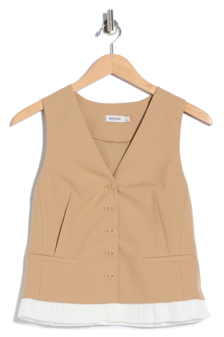 Laiken Vest, Alternate, color, CAMEL