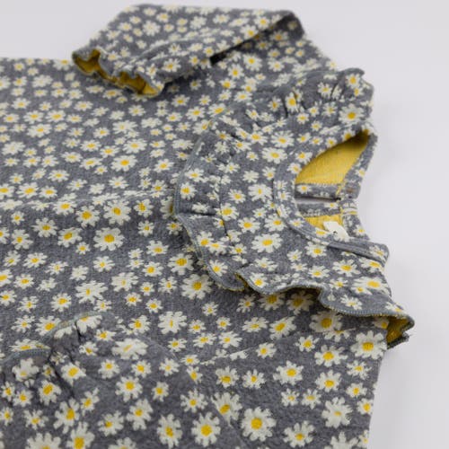 Oh Baby! Brand Pucker Mini Daisies Cora Dress-toddler, Little Kid In Blue