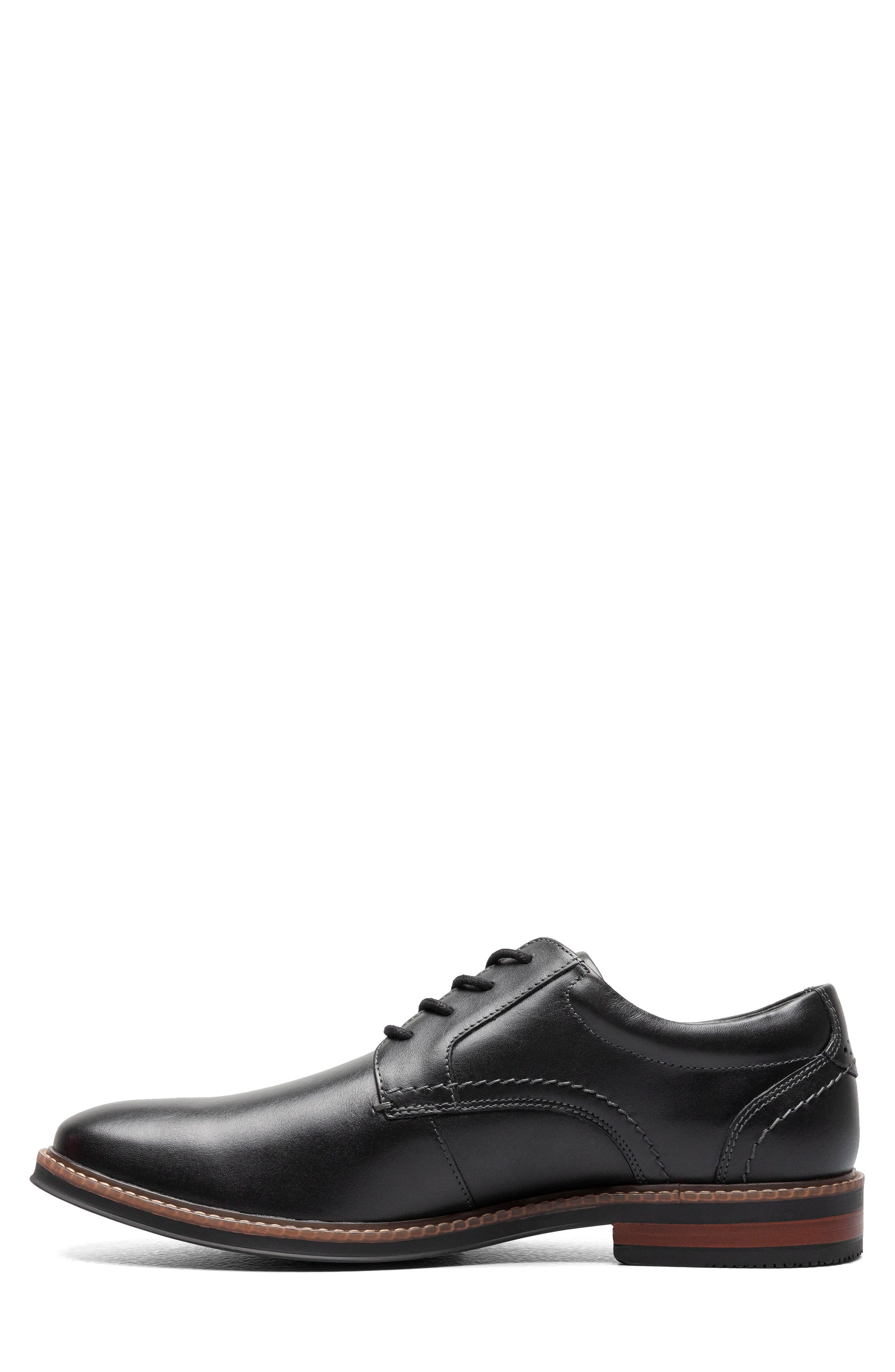 NUNN BUSH Calderone Plain Toe Derby - Wide Width Available, Alternate, color, Black