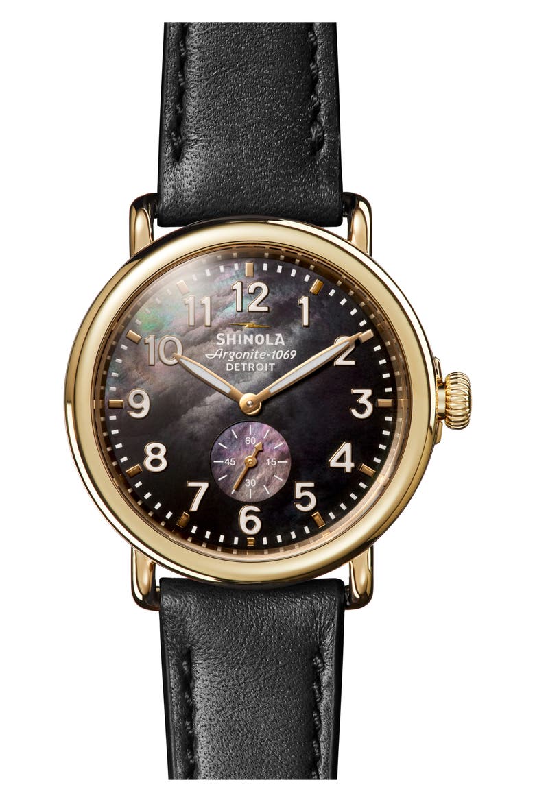 Runwell Sub Second Bracelet Watch, 41mm, Main, color, BLACKMOP
